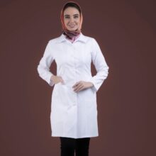 روپوش سفید مدل چهارجیب