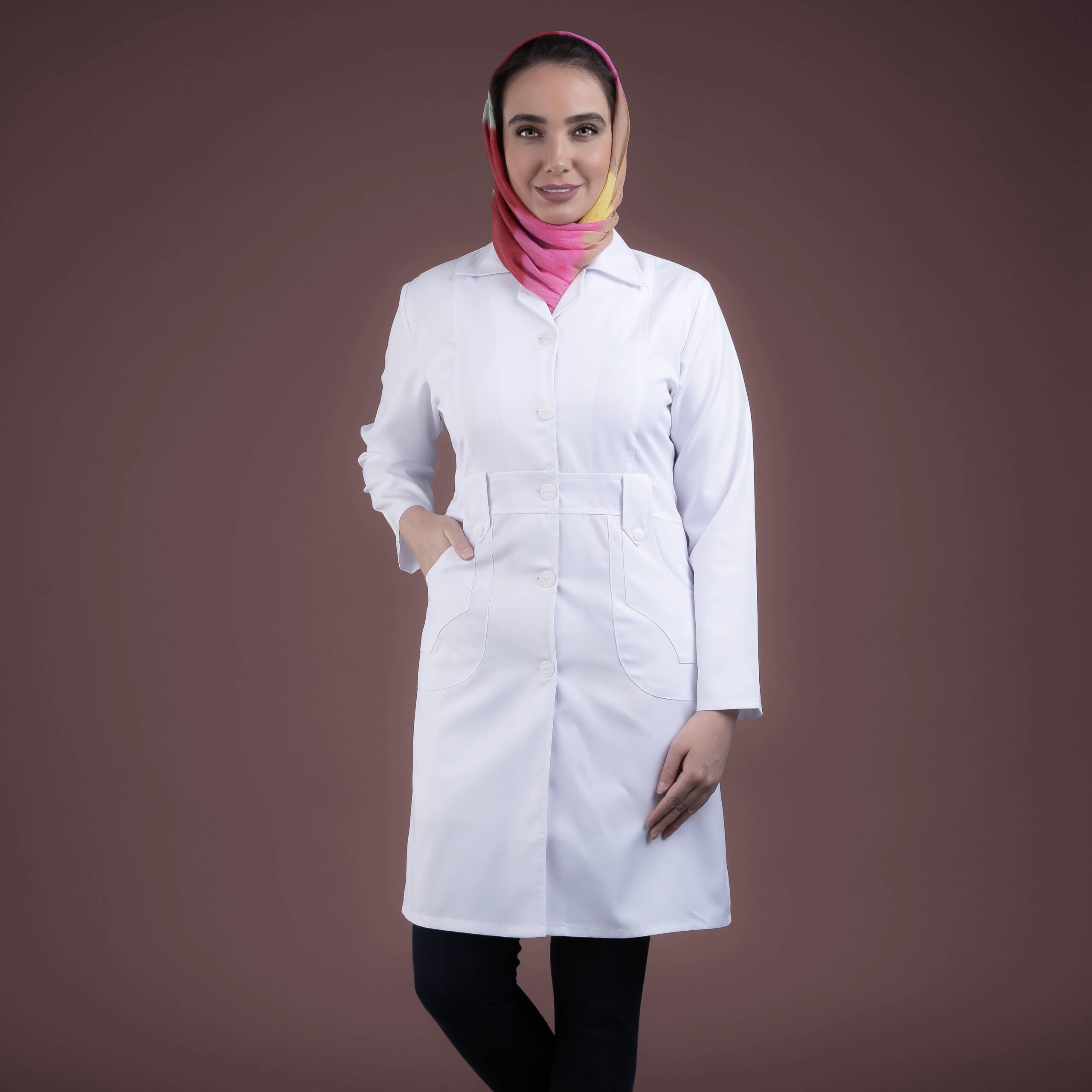 روپوش پزشکی زنانه مدل یاس روپوش پزشکی زنانه مدل یاس