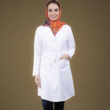 روپوش پزشکی سفید مدل کاستری