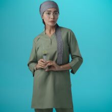 اسکراب و شلوار زنانه مدل خشتی