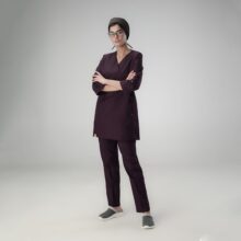 اسکراب و شلوار زنانه جیب مخفی پارچه ترگال