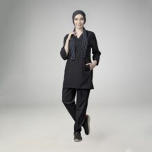 اسکراب و شلوار زنانه جیب مخفی پارچه بروجرد