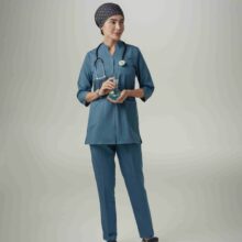 اسکراب جلو باز یقه ایستاده پرچی